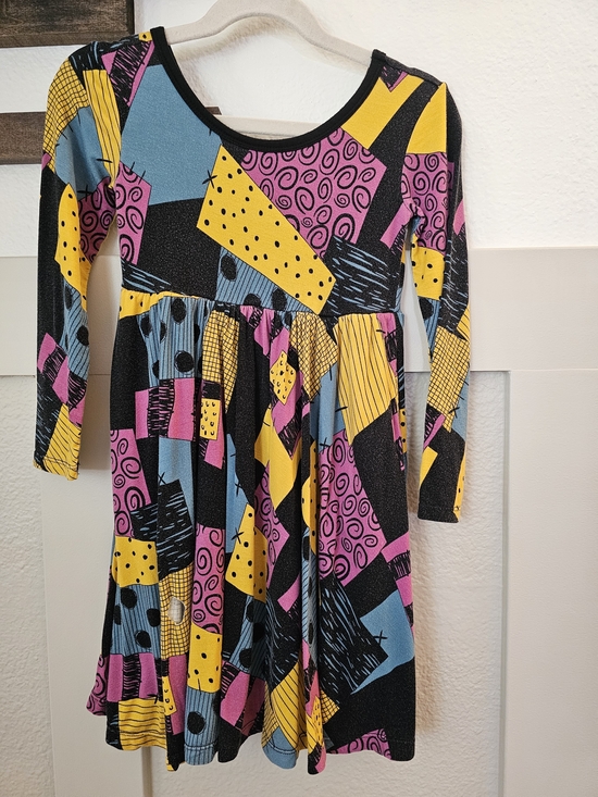 Little Sleepies Other - Little Sleepies Disney Sally's Patchwork Twirl Dress with Pockets Size 5